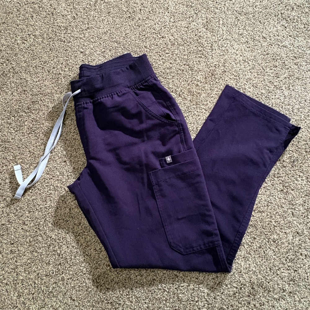 Figs Purple Track Pants
